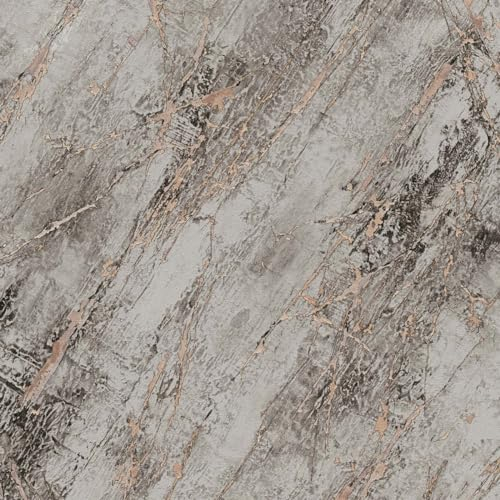 BRICOFLOR Tapete Marmor grau ideal für Wohnzimmer und Küche Moderne Vliestapete in Marmoroptik mit Vinyl Struktur abwaschbar