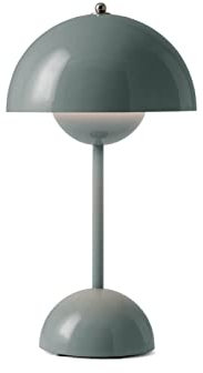 Stone Blue Flowerpot VP9 Wireless Lamp - Height 29.5cm | Stylish and Convenient Lighting Solution | Wireless Technology | Versatile Decoration for Indoors and Outdoors Idea