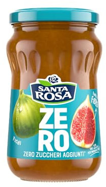 Santa Rosa, Confettura di Fichi Zero, Delizia Leggera e Nutriente, Ideale per Colazione o Merenda, Ricca di Gusto e Senza Zuccheri Aggiunti, 300g