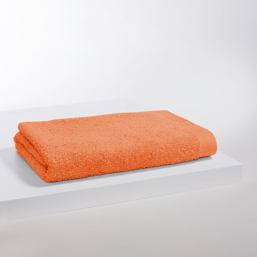 s.Oliver Duschtuch 70x140 cm - 100% Baumwolle, 600 g/m², weich & saugstark, Badetuch orange
