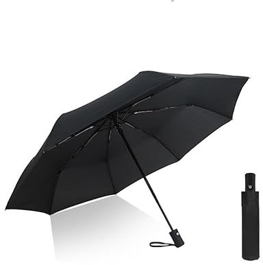 QWTYAFDD Auto Regenschirm,für Hyundai i30 2020-2023 Taschenschirm Automatischer Schalter Faltbarer Reise Winddicht Sturmfest Auto-Luxus-Regenschirm