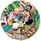 Aufkleber Pack 50 Stücke Tischtennis Sport Cartoon Gepäck Aufkleber, wasserdichte Graffiti Aufkleber, Roller, Computer, Tabletten, Handtaschen, Dekorationen