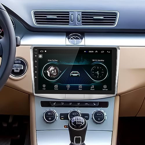 2+64G SIXWIN Android 13 Android Autoradio mit Navi Für VW Passat B6 B7 Magotan CC,10.1 Zoll Touchscreen mit WiFi Verbunden/Bluetooth/FM Empfänger/USB/EQ/Mirror Link für Android IOS Phone