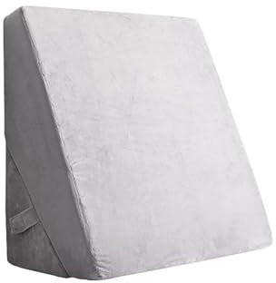 Keilkissen Matratzenkeil Keilkissen fürs Bett mit Mehrzweck-3-in-1-Design, hilft bei der postoperativen Genesung, lindert Nackenschmerzen, Sodbrennen und GERD, pflegeleicht und tragbar(59x59x30.5/23.2