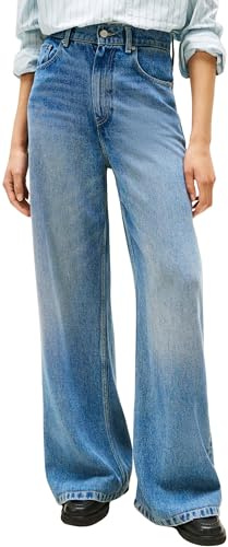 Tommy Hilfiger Damen Jeans Hose Lana Wide Leg High Rise