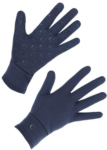 Covalliero Reithandschuh Fleece Dark Navy H/W 24, Größe:M