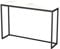 HADECOLL Couchtisch Marmor-Konsolentisch， Sofatisch aus goldenem Metall， Ultraschmaler Tisch， Wandtisch，B
