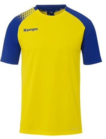 Kempa Herren Ambition 28 Shirt Trikot, Limonengelb/Royal, XXL EU