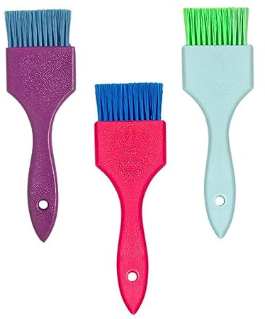 HAPINARY 3piezas Aplicador Tinte Pelo Pinceles Para Salón Bricolaje Microtrenzas