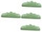 DIYEAH Brush Holder Painting Oblique Calligraphy Brush Stand Pen Handle Paint Brush Drying Rack Desk Pad Brush Hanger Paint Holder Writing Brush Paint Brush Rest Markers Green Ceramics