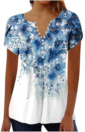 Womens Tops, Women Vest UK for UK,Summer Ladies t-Shirts, Vests Long Sleeve Crop Tops, Women's White Blouses & Shirts UK,t-Shirts Tank Tunic V Neck Cap Sleeve Ladies Summer top Sale