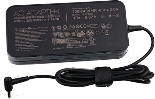 Laptop charger 19V6.32A 120W 4.5mm PA-1121-28 compatible with ASUS X570UD X570U X507UA X570
