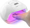 iKeener Nagelpilz Lasergerät gegen Nagelpilz für Mehrere Nägel,15 * 470nm Blaulicht & 30 * 650nm Rotes Licht Lichttherapiegerät für Nagelpilz, 3/5/7/10 Minuten Einstellbar