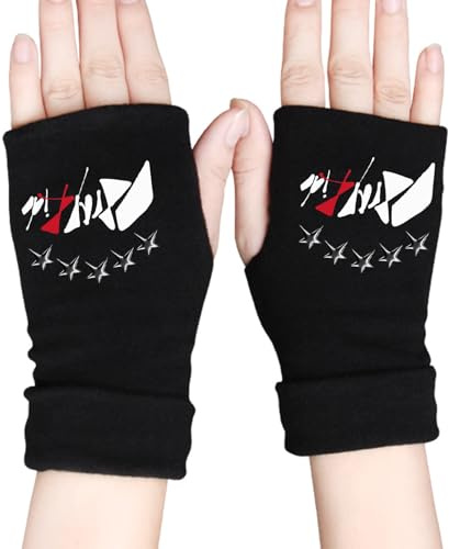1 Paar,Cartoon Handschuhe, Cartoon Gloves, Elastizität Strickhandschuhe | Mädchen Jungen Kinder Fanartikel Geschenk