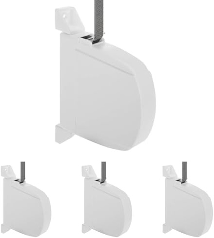 Rollladenwickler, aufklappbar, Breite des Gurts: 18 mm, Länge: 6 m. (Packung mit 4)