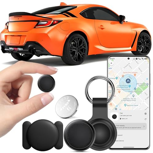 GPS Tracker per Auto, Localizzatore Bluetooth Compatibile per Android senza ABO, Copertura Globale In Tempo Reale Tracciare Magnetico GPS, Air Tracker Android Nascosto per Auto e Moto