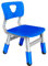 Bieco 04000038 - Kinderstuhl blau, höhenverstellbar, ca. 35 x 30 x 50 cm