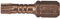 Vega Torx Embouts de tournevis à frapper. Impactech Embouts Ready Torx 2,5 cm Impact de qualité professionnelle. (lot de 10), P125T25A-10