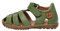 Naturino SEE-Sandales semi-fermées en cuir, Vert 25