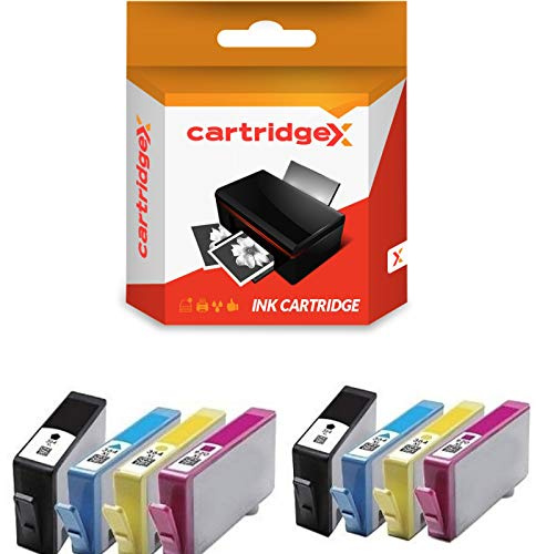 Cartridgex 8 Compatible Ink Cartridge Set Replacement for 364XL HP PhotoSmart Plus B210 B210A B210B e-All-In-One