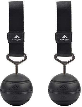 FITactic Barre de Traction pour Doigts, Avant-Bras, Biceps, Muscles du Dos Noir 8,9 cm