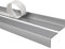 Quest Treppenkantenprofil Selbstklebend 40x25mm – Antirutsch Treppenkantenschutz aus Kunststoff PVC – Silber, 130cm