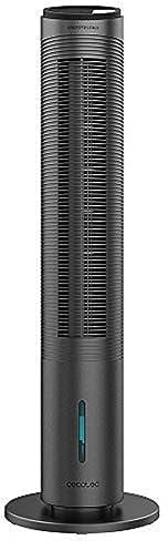 Cecotec Climatizador Evaporativo de Torre EnergySilence 2000 Cool Tower Smart. 60 W, Depósito Extraíble de 2 L, 3 Velocidades, 3 Modos con Oscilación, Temporizador, Control Táctil