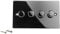 Volex 4 Gang Light Dimmer Flush/Angled Switches Socket Toggles (Black Nickel Flush)