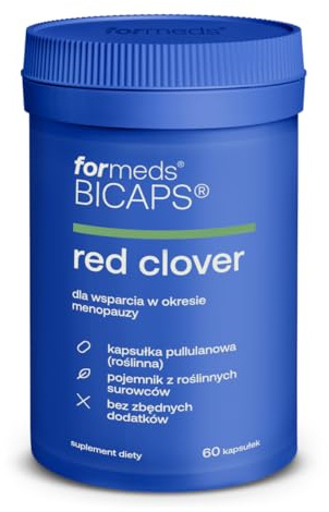 ForMeds - Bicaps Rotklee - 24 mg Isoflavone - Ohne Zusatzstoffe - Veganer - Vegetarier - Nahrungsergänzungsmittel - 60 Kapseln
