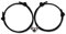 VGWON Bracciale Magnete Anima Gemella, Regalo per Coppia Lui Lei Fidanzata Fidanzato, 2pcs Amore Magnete Intrecciato a Mano Corda Braccialetti di Corrispondenza