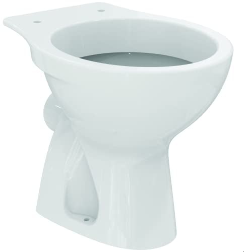 Ideal Standard - Eurovit - Inodoro Independiente de Pared 360 x 500 x 395 mm a Suelo con desagüe de Pared Horizontal, Color Blanco