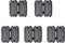 HUAREW 3.5 mm Ferritkerne,Ferrit-Ringkern,Ferritfilter,Ferrit Entstörfilter,Ferrit Ringkern Cable-Clip,Klappferrit Aufsteckbarer für Kabel RFI,EMI, Ferritring Ferritkerne,Schwarz(5 Stück)