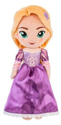 Disney Store Offizielle Rapunzel Plüschpuppe (Verföhnt) - Mittlere 35,6 cm Prinzessin Puppe mit gestickten Details, Plüschspielzeug für Mädchen