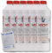DEWEPRO-Set: SANIT RohrBombe (3066) - 6 Flaschen à 1000ml - Der alternative Rohrreiniger - säurefrei löst er Verstopfungen, insbesondere verursacht durch Haare - inkl. 1 St. DEWEPRO® Single Scrubs