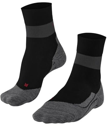 FALKE Herren Laufsocken RU Compression Stabilizing M So Lyocell Funktionsmaterial mit Kompression 1 Paar, Schwarz Black-Mix 3010, 42-43