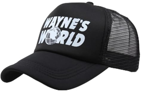 YUONME Baseball-Kappen Frauen männer Mode Wayne's World Druck baseballmütze Baumwolle verstellbare Snapback Hut cool Sommer mesh Kappen Geschenk