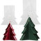 Junhui 2PCS Molde de Silicona de Árbol de Navidad, 3D Molde Silicona Velas Árbol de Navidad, Moldes de Fundición de Velas para Manualidades, Velas Perfumadas, Jabones, Aromaterapia