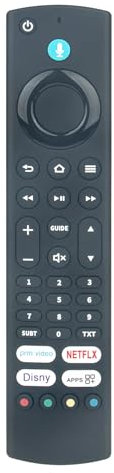 AULCMEET CT-8566 Nuovo telecomando vocale sostitutivo adatto per fit for Toshiba 43UF3D63DAX TV fit for TCL 55CF630 50CF630 QLED TV