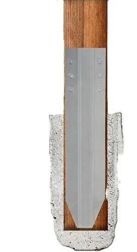 Cyclaire Fence Fix - Quick & Easy Wooden Fence Post Repair (Pack of 2)