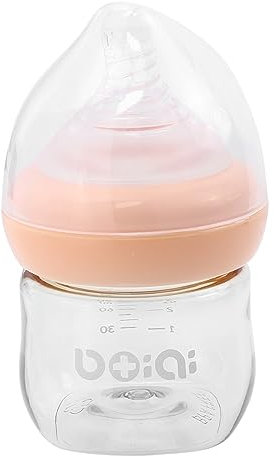 1stk Nuckelflasche Babyflasche Milch Fütterung Babynahrung Milchaufbewahrungsbehälter Milchaufbewahrungsflasche Neugeborene Milchflasche Säuglingsflasche Ppso Rosa SHOWERORO