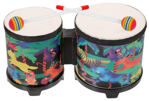 Totority 1 Satz Trommel Für Rhythmus-schlagzeug Percussion-musikinstrument- Instrumente Conga-trommel Handtrommel Bausatz Musikinstrument Trommel Babybongos Holz
