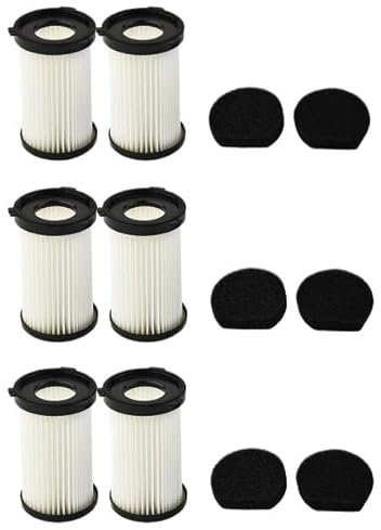 Daaxing Paquete de 2/4/6 filtros lavables para Cecotec para Conga para Thunderbrush 520 550 560 E para Handyforce 2761 2759 piezas de repuesto (paquete de 6)