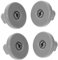 PACKOVE 4pcs Dishwasher Wheel Lower Rack Roller Dishwasher Parts Wheel Lower Rack Appliance Dish Part