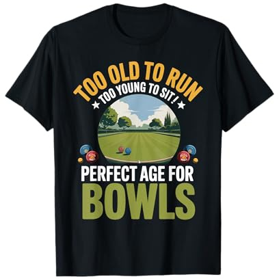 Lawn Bowls Outfit Ideas for Men Lawn Bowling Themed T-Shirt