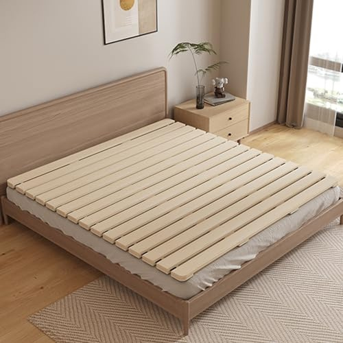 Sonnenliegen, Gartenliege, strapazierfähig, faltbar, für den Außenbereich, Terrasse, Einzelbett, Doppelbett, Queen-Size-Bett, mit Holzlatten