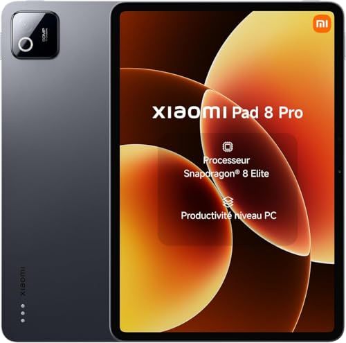 XIAOMI - Tablet Pad 8 Pro, negro, 11,2 pulgadas, 12 + 512 GB, Snapdragon 8 Elite, 9200 mAh, Android 16, pantalla 3,2 K 144 Hz, 67 W, con cargador