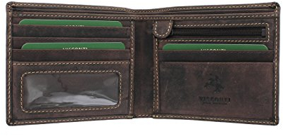 VISCONTI Brieftasche SHIELD, geöltes Leder 707 Öl braun RFID
