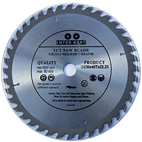 230x22,23 mm Sägeblatt Top Qualität Kreissägeblatt für Holz 30 TCT-Zähnen