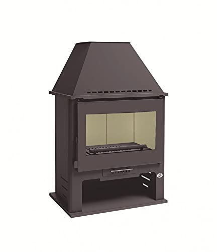 ESTUFA DE LEÑA CON TURBINAS FM MODELO M-300 T (INTERIOR VERMICULITA)
