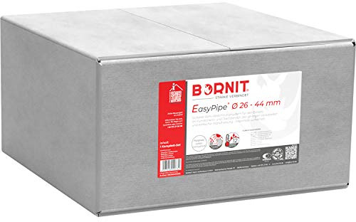 BORNIT EasyPipe Kabeldurchführung 135-160mm, Wasser-abdichtend [DIN18533] | Kabeldurchführung wasserdicht Ringraumdichtung Mauerdurchführung Glasfaserkabel Kabel Hauseinführung Abdichtung Dichtung